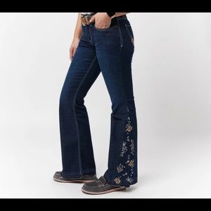 Flare Floral jeans